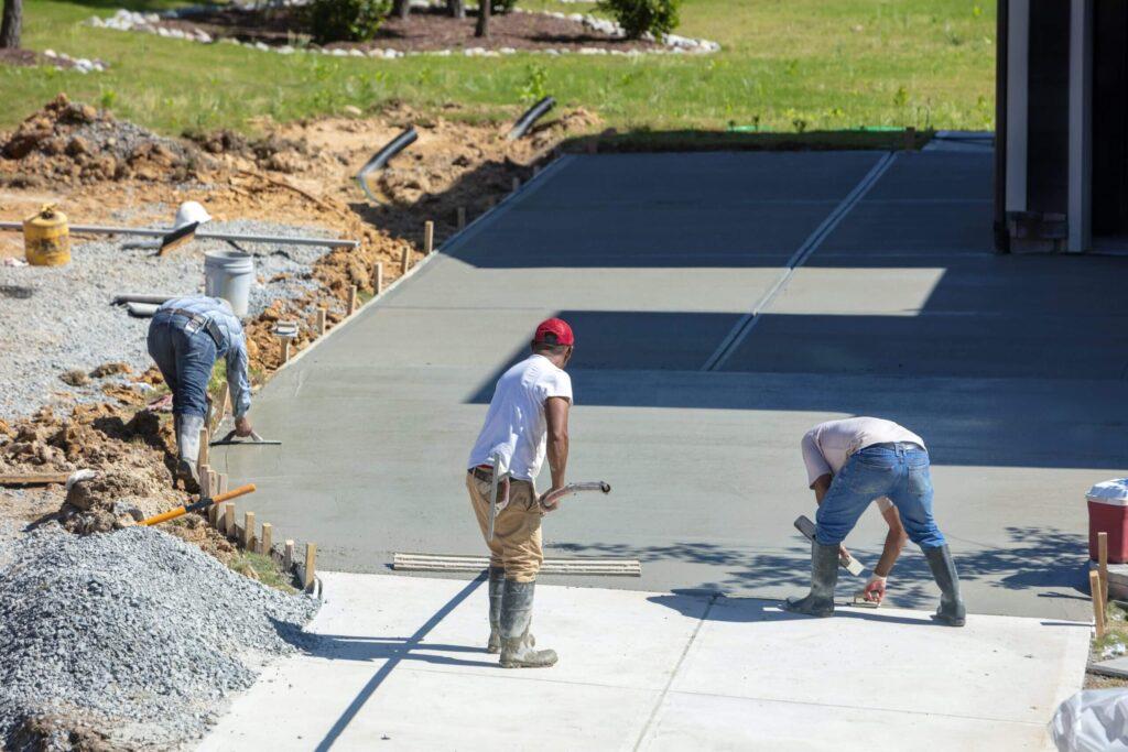 New Concrete Driveway
